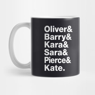 Arrowverse List Mug